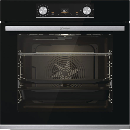 Cuptoare incorporabile - Cuptor incorporabil GORENJE BOSX6737E13BG, Electric, Autocuratare Hidrolitica, 77 l, Clasa A, negru