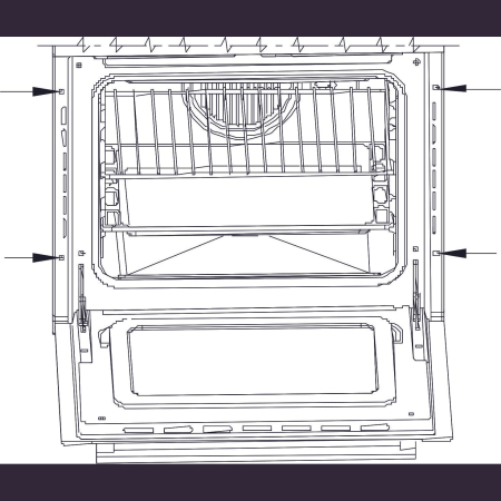 Cuptor incorporabil Samus SC626GDX9 Gray,75 L, 9 functii de preparare, Semi grill, Putere cuptor 2800 W, Functie dezghetare, Pizza, Gri [4]