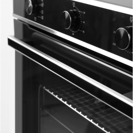 Cuptor incorporabil Samus SC628GX9, 75l, 9 functii preparare, Putere 2800W, Negru Argintiu [2]