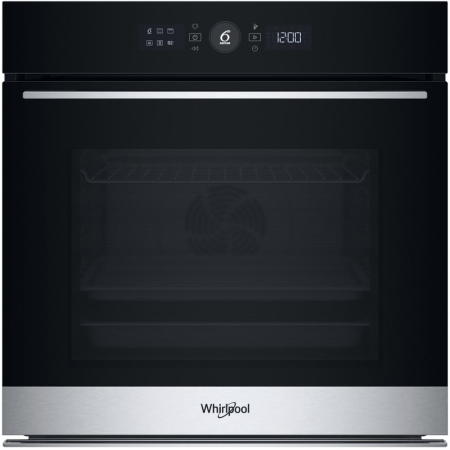 ELECTROCASNICE - Cuptor incorporabil WHIRLPOOL WOI5S8HM0SXA, Electric, Autocuratare hidrolitica, 73 l, Clasa A+, 6th Sense, inox