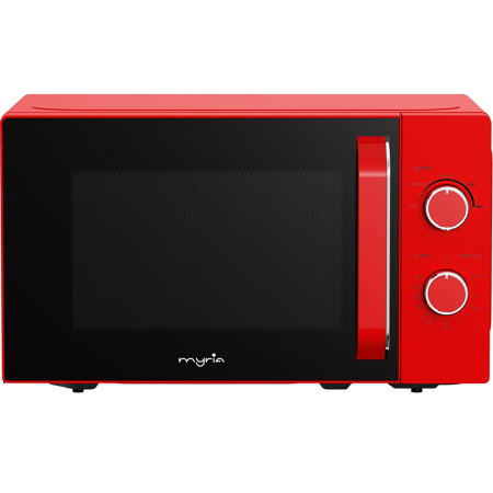 Cuptoare cu microunde - Cuptor microunde MYRIA MY4725RD, 20l, 700W, rosu