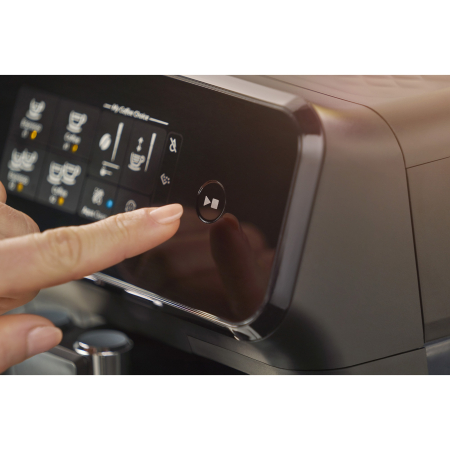 Espressor automat Philips EP1224/00, 1500W, 2 bauturi, sistem clasic de spumare a laptelui, afisaj tactil, rasnita ceramica, compatibil cu filtrul Aqua Clean, gri casmir [5]