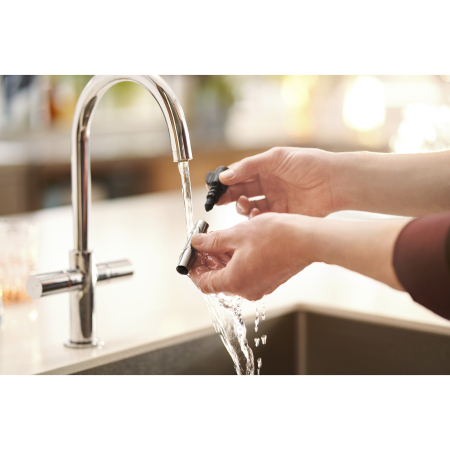 Espressor automat Philips EP1224/00, 1500W, 2 bauturi, sistem clasic de spumare a laptelui, afisaj tactil, rasnita ceramica, compatibil cu filtrul Aqua Clean, gri casmir [8]