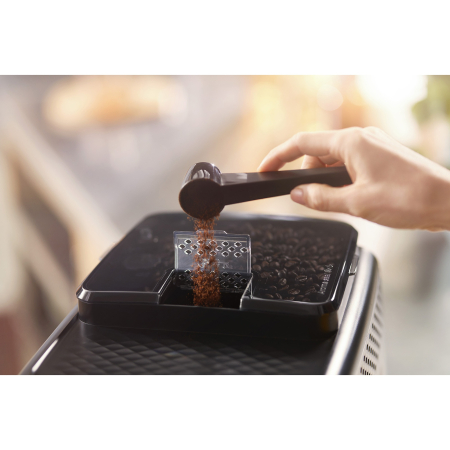 Espressor automat Philips EP1224/00, 1500W, 2 bauturi, sistem clasic de spumare a laptelui, afisaj tactil, rasnita ceramica, compatibil cu filtrul Aqua Clean, gri casmir [6]
