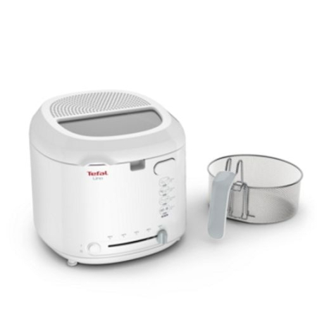 Friteuza Tefal Uno FF203130, 1350W, 1.8L, termostat reglabil 150-190°C, capacitate 1kg, fereastra monitorizare, maner pliabil, alb [2]
