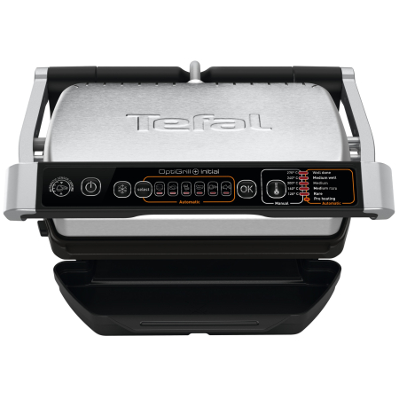 Gratar electric Tefal OptiGrill+ GC706D34, 2000W, 6 programe automate, 4 niveluri temperatura, functie dezghetare, placi detasabile antiaderente, tava colectoare grasime, indicator luminos nivel gatir [1]