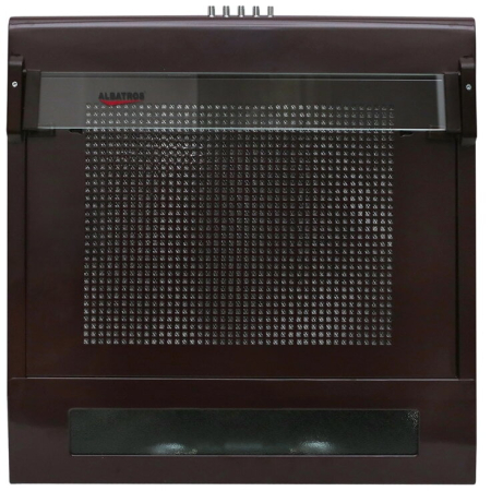 Hota clasica Albatros H15AM Eco+, 198.1 mc/h, 1 motor, 49 W, latime 50 cm, tehnologie Eco+, filtru acrilic, geam rabatabil, butoane frontale, maro [1]