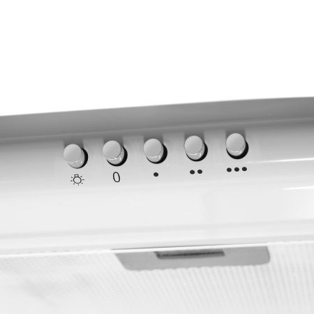 Hota clasica Samus SM92A Eco+, 380 mc/h, 2 motoare, 94 W, latime 90 cm, tehnologie Eco+, filtru metalic triplu caseta, geam rabatabil, alb [1]