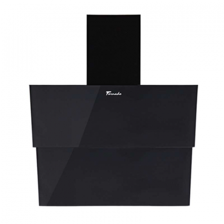 Hota Decorativa Tornado Blaze Touch Free 1100 (60) LED, 1 motor Turbo, latime 60 cm, 4 viteze, absorbtie 1100 m3/ora, filtru anti-grasimi aluminiu 5 straturi, Negru/Sticla [1]