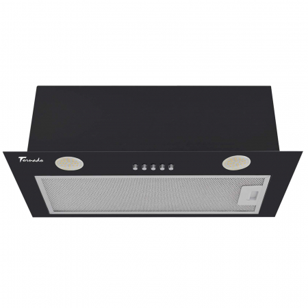 Incorporabile - Hota Incorporabila Tornado DRYTH 700 (52) LED, 1 motor Turbo, latime 52 cm, absorbtie 700 m3/ora, filtru anti-grasimi aluminiu 5 straturi, NEGRU