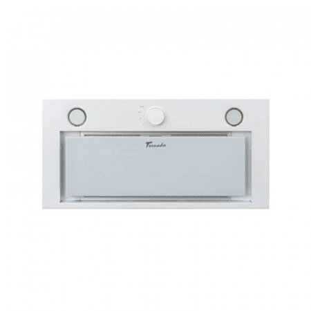 Hota Incorporabila Tornado Modul Glass 750 (60), 1 motor, latime 60 cm, 3 viteze, absorbtie 750 m3/ora, Alb [2]