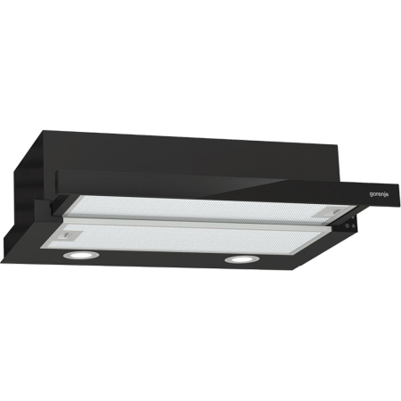 Hota Telescopica Gorenje TH62E4BG, 130 W, 450 m³/h, 60 cm, Negru [0]