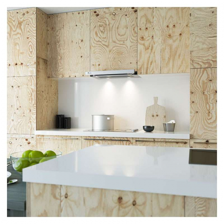 Hota Telescopica Incorporabila Tornado Storm 1200 (60), 1 motor, latime 60 cm, 3 viteze, absorbtie 1200 m3/ora, Inox [4]