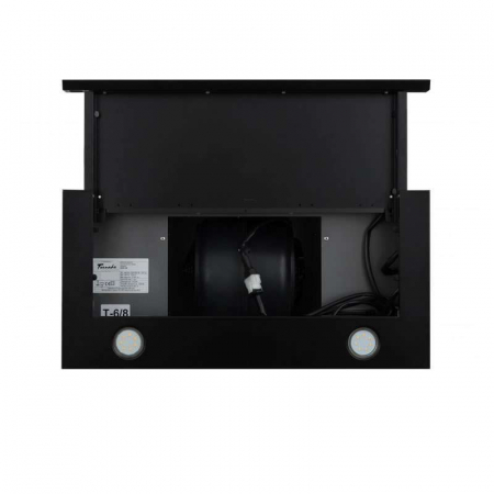 Hota Telescopica Tornado Solano 860 (60), 1 motor, latime 60 cm, 3 viteze, absorbtie 860 m3/ora, Negru [8]