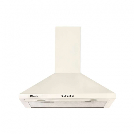 Hota tip Cupola Tornado Kent 750 (60) LED, 1 motor Turbo, latime 60 cm, 3 viteze, absorbtie 750 m3/ora, filtru anti-grasimi aluminiu 5 straturi, Bej [1]