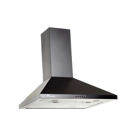 Cupola - Hota tip Cupola Tornado Kent 750 (60) LED, 1 motor Turbo, latime 60 cm, 3 viteze, absorbtie 750 m3/ora, filtru anti-grasimi aluminiu 5 straturi, Negru