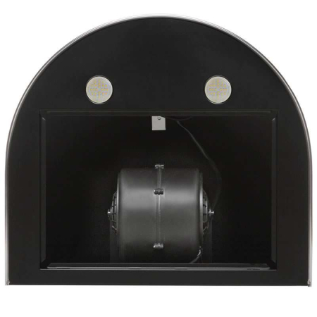 Hota tip Cupola Tornado Violla 750 (50) LED, 1 motor Turbo, latime 50 cm, 3 viteze, absorbtie 750 m3/ora, filtru anti-grasimi aluminiu 5 straturi, Negru [9]