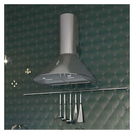 Hota tip Cupola Tornado Violla 750 (60) LED, 1 motor Turbo, latime 60 cm, 3 viteze, absorbtie 750 m3/ora, filtru anti-grasimi aluminiu 5 straturi, Inox [1]