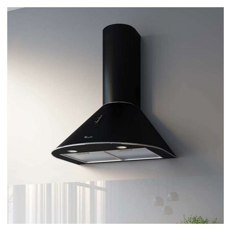 Hota tip Cupola Tornado Violla 750 (60) LED, 1 motor Turbo, latime 60 cm, 3 viteze, absorbtie 750 m3/ora, filtru anti-grasimi aluminiu 5 straturi, Negru [1]