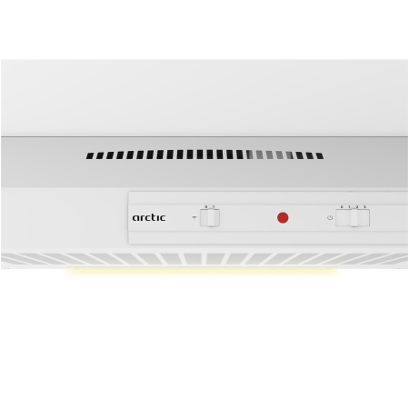 Hota traditionala Arctic AH511, Putere de absorbtie 295 mc/h, Iluminare LED, 1 motor, 50 cm, Alb [1]
