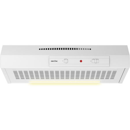 Vitrine frigorifice - Hota traditionala Arctic AH511, Putere de absorbtie 295 mc/h, Iluminare LED, 1 motor, 50 cm, Alb