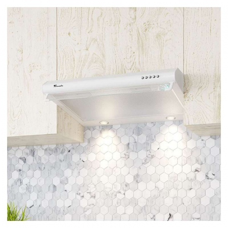 Hota traditionala Tornado Bona 10 (50) LED, 1 motor, latime 50 cm, absorbtie 380 m3/ora, filtru anti-grasimi aluminiu 5 straturi, Alb [5]