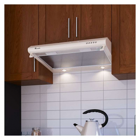 Hota traditionala Tornado Bona 10 (50) LED, 1 motor, latime 50 cm, absorbtie 380 m3/ora, filtru anti-grasimi aluminiu 5 straturi, Bej [4]