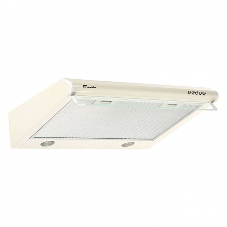 ELECTROCASNICE - Hota traditionala Tornado Bona 10 (50) LED, 1 motor, latime 50 cm, absorbtie 380 m3/ora, filtru anti-grasimi aluminiu 5 straturi, Bej