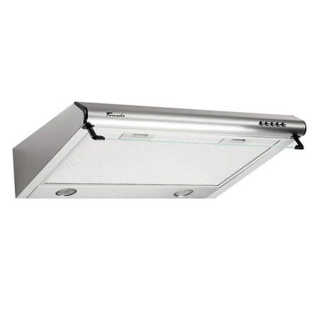 Hote - Hota traditionala Tornado Bona 10 (50) LED, 1 motor, latime 50 cm, absorbtie 380 m3/ora, filtru anti-grasimi aluminiu 5 straturi, Inox
