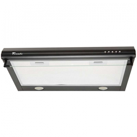 Hota traditionala Tornado Bona 20 (50) LED, 2 motoare, latime 50 cm, absorbtie 560 m3/ora, filtru anti-grasimi aluminiu 5 straturi, Negru [1]