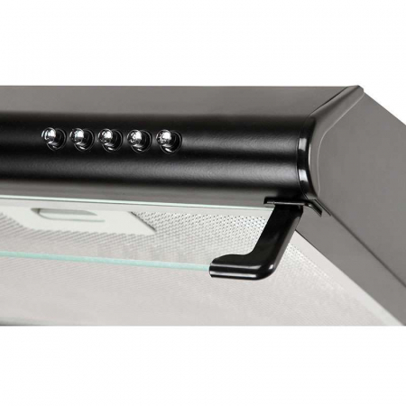 Hota traditionala Tornado Bona 20 (50) LED, 2 motoare, latime 50 cm, absorbtie 560 m3/ora, filtru anti-grasimi aluminiu 5 straturi, Negru [5]