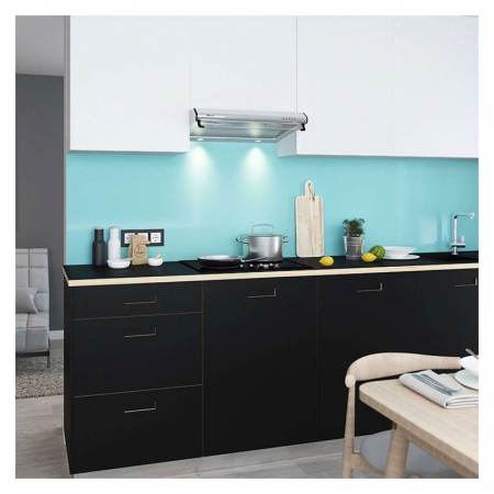 Hota traditionala Tornado Bona 20 (60) LED, 2 motoare, latime 60 cm, absorbtie 560 m3/ora, filtru anti-grasimi aluminiu 5 straturi, Inox [5]