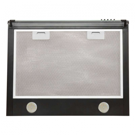 Hota traditionala Tornado Bona 20 (60) LED, 2 motoare, latime 60 cm, absorbtie 560 m3/ora, filtru anti-grasimi aluminiu 5 straturi, Negru [2]