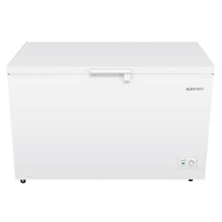 ELECTROCASNICE - Lada frigorifica Albatros LA390IME, Fast Freeze, Motor Inverter, 371 L, Dubla functionalitate (frigider/congelator), Clasa energetica E, Alb