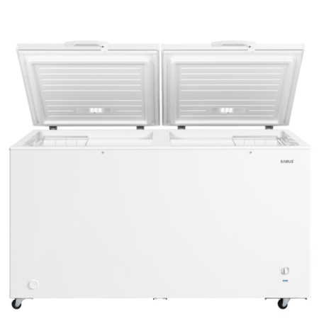 Lada frigorifica Samus LS556E 2 in 1, Congelator/Frigider, 508 l, Clasa E Alb [1]
