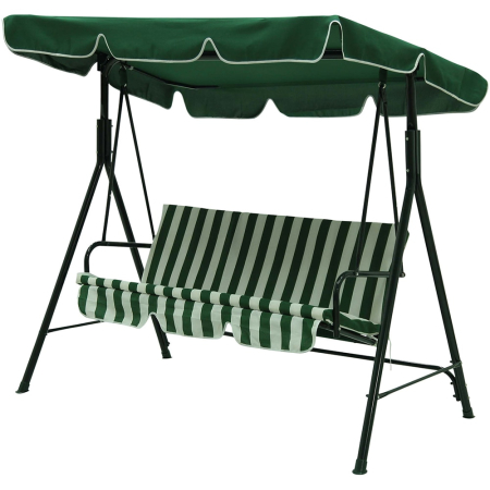 CASA SI GRADINA - Leagan/Balansoar pentru gradina, terasa, 3 locuri,178 x 153 x 106 cm, structura metal