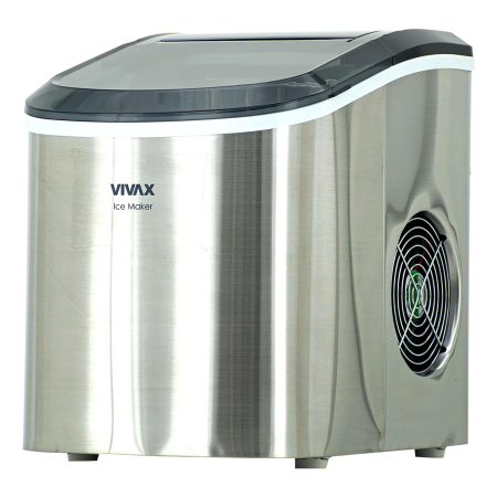 Masina de facut gheata VIVAX IM-122T Portabila, productie gheata 12 kg/24h, capacitate 2.2 l, 2 dimensiuni cuburi de gheata, argintiu [3]