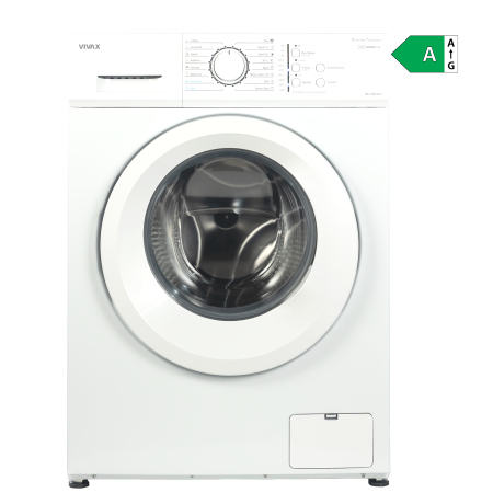 ELECTROCASNICE - Masina de spalat cu incarcare frontala slim VIVAX WFL-100616CSI, alb, 6 kg, 1000 rpm, clasa A, motor invertor BLDC, functie abur, fara afisaj, buton alb