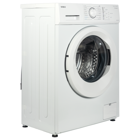 Masina de spalat cu incarcare frontala slim VIVAX WFL-100616CSI, alb, 6 kg, 1000 rpm, clasa A, motor invertor BLDC, functie abur, fara afisaj, buton alb [3]