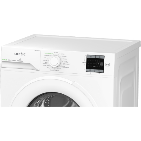 Masina de spalat rufe Arctic APLM1WFSU17210W, 7 Kg, 1200 RPM, Clasa energetica A, Motor Silent Inverter, ExtraSteam, IronExpress, Fast/Intensive, Steam, Prewash, Child Lock, Add-In, Alb [6]