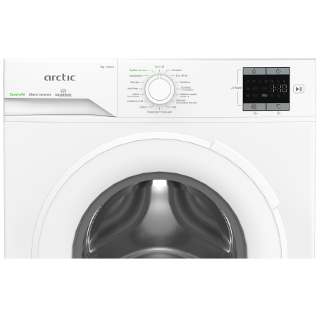 Masina de spalat rufe Arctic APLM1WFSU17210W, 7 Kg, 1200 RPM, Clasa energetica A, Motor Silent Inverter, ExtraSteam, IronExpress, Fast/Intensive, Steam, Prewash, Child Lock, Add-In, Alb [3]
