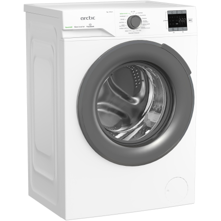 Masina de spalat rufe Arctic APLM1WFSU17210WG, 7 Kg, 1200 RPM, Motor Silent Inverter, ExtraSteam, Drum Clean+Steam, Child Lock, Anticrease, Digital Display, Add-In, Clasa A, Alb [1]