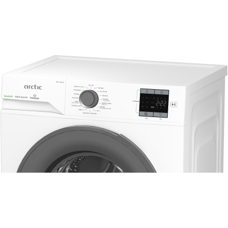 Masina de spalat rufe Arctic APLM1WFSU17210WG, 7 Kg, 1200 RPM, Motor Silent Inverter, ExtraSteam, Drum Clean+Steam, Child Lock, Anticrease, Digital Display, Add-In, Clasa A, Alb [6]