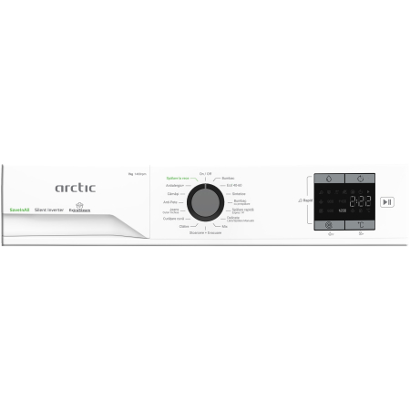 Masina de spalat rufe Arctic APLM1WFSU17410W, 7 Kg, 1400 RPM, Clasa A, Motor Silent Inverter, Steam, Child Lock, Add-In, Alb [5]