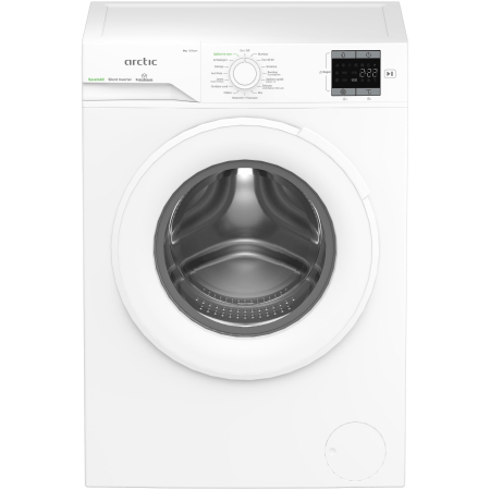 ELECTROCASNICE - Masina de spalat rufe Arctic APLM1WFSU18210W, 8 kg, 1200 RPM, Clasa A, ExtraSteam, Motor Silent Inverter, Alb