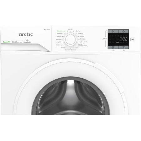 Masina de spalat rufe Arctic APLM1WFSU18210W, 8 kg, 1200 RPM, Clasa A, ExtraSteam, Motor Silent Inverter, Alb [3]