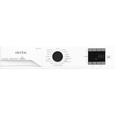Masina de spalat rufe Arctic APLM1WFSU18410W, 8 Kg, 1400 RPM, Clasa A, Motor Silent Inverter, Fast/Intensive, Steam, Prewash, Child Lock, Add-In, Alb [5]