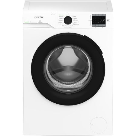 ELECTROCASNICE - Masina de spalat rufe Arctic APLM1WFSU18410W, 8 Kg, 1400 RPM, Clasa A, Motor Silent Inverter, Fast/Intensive, Steam, Prewash, Child Lock, Add-In, Alb