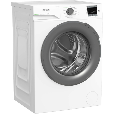 Masina de spalat rufe Arctic APLM1WFSU19210WG, 9 Kg, 1200 RPM, Motor Silent Inverter, Drum Clean+Steam, Child Lock, Anticrease, Digital Display, Add-In, Clasa A, Alb [1]