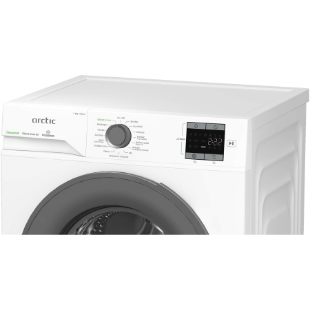 Masina de spalat rufe Arctic APLM1WFSU19210WG, 9 Kg, 1200 RPM, Motor Silent Inverter, Drum Clean+Steam, Child Lock, Anticrease, Digital Display, Add-In, Clasa A, Alb [6]